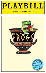 The Frogs Limited Edition Official Opening Night Playbill 